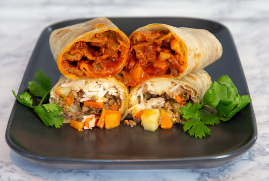 Mexican Stew Burritos