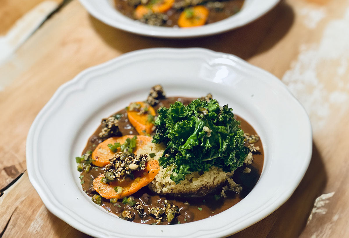 MexiCali Black Bean Mole Quinoa Bowl