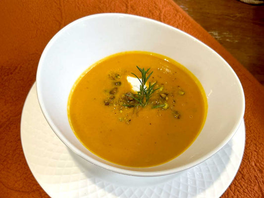 Butternut Squash Soup & Salad